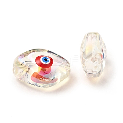 Transparent Glass Beads GLAA-F121-01-1
