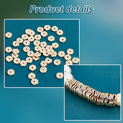 50PCS Brass Beads KK-PH0005-48-1