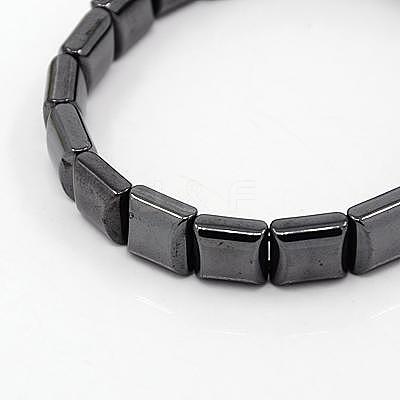 Fashionable Hematite Stretchy Bracelets BJEW-K007-09-1