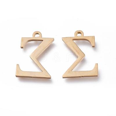 304 Stainless Steel Charms STAS-K215-21G-1