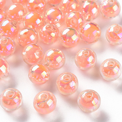 Transparent Acrylic Beads TACR-S152-15B-SS2109-1