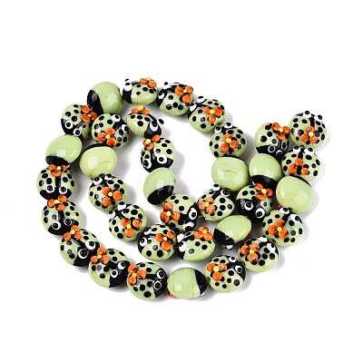 Handmade Bumpy Lampwork Beads LAMP-Q039-15G-1