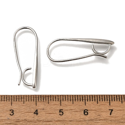 Brass Earring Hooks KK-H502-11P-1