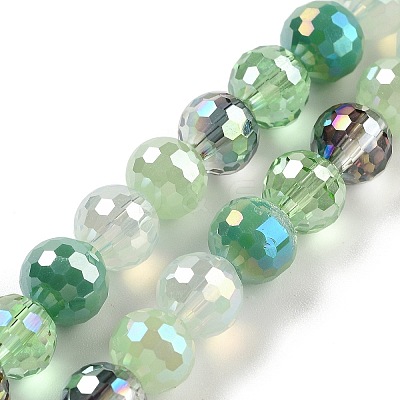 Electroplate Glass Bead Strands GLAA-Z006-01C-1