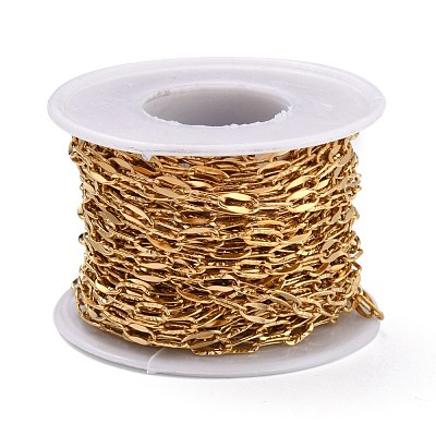 PVD Vacuum Plating 304 Stainless Steel Cable Chains CHS-D033-05G-01-1