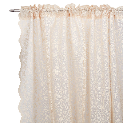 2Pcs Polyester Lace Fabric DIY-MA0007-14B-1