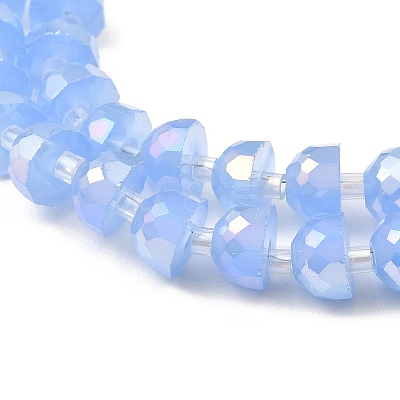 AB Color Plate Glass Beads Strands EGLA-P051-02A-A03-1