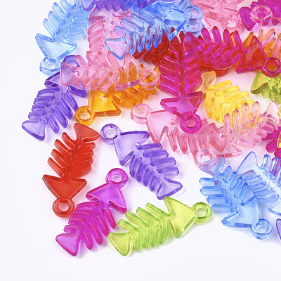 Transparent Acrylic Pendants TACR-S133-022-1