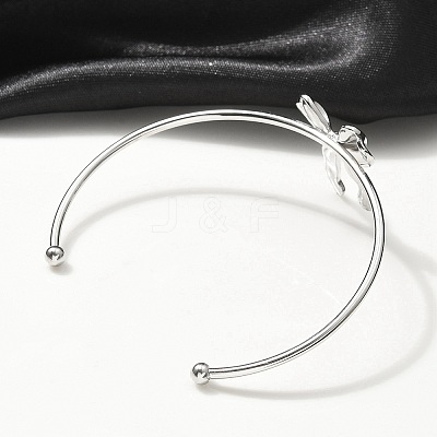 304 Stainless Steel Cuff Bangles BJEW-B107-01P-1