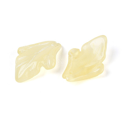 Baking Paint Transparent Glass Beads DGLA-T004-44A-1