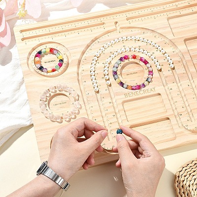 1Pc Bamboo Bead Design Board TOOL-YW0001-41-1