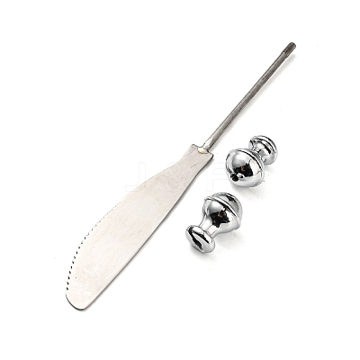 Non-Tarnish 201 Stainless Steel Cake Spatulas LS-AJEW-P114-01G-P-1