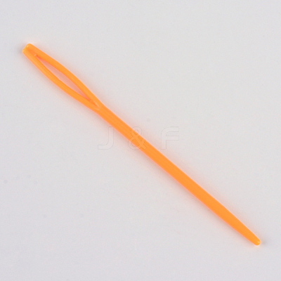 Steel Wire Stainless Steel Circular Knitting Needles and Random Color Plastic Tapestry Needles TOOL-R042-800x5mm-1
