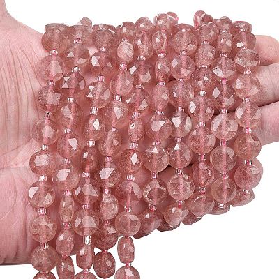 Natural Strawberry Quartz Beads Strands G-F812-C02-01-1