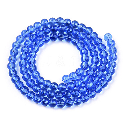 Transparent Glass Beads Strands LS-GLAA-T032-T6mm-04-A-1