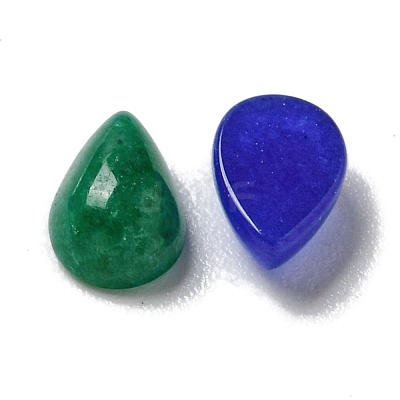 Dyed Natural White Jade Cabochons G-Q173-02A-11-1