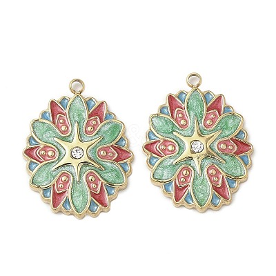 304 Stainless Steel Pendants STAS-C134-13B-03-1