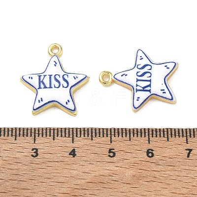 Printed Brass Pendants KK-CBA42CA-08G-04-1