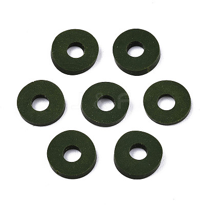 Handmade Polymer Clay Beads CLAY-Q251-8.0mm-81-1