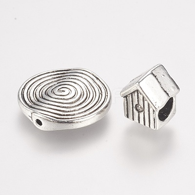 Tibetan Style Alloy Beads PALLOY-XCP0005-02AS-1