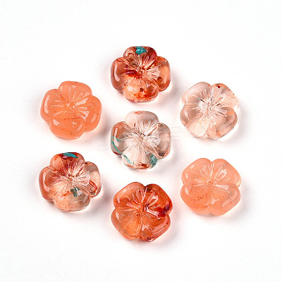Transparent Acrylic Beads TACR-T028-40H-1