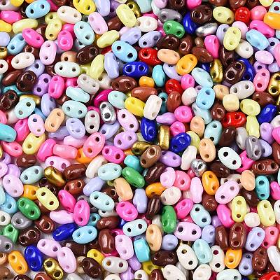 Baking Paint Glass Seed Beads SEED-T006-03-02-1