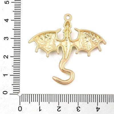 Rack Plating Alloy Enamel Pendants PALLOY-R451-05G-1