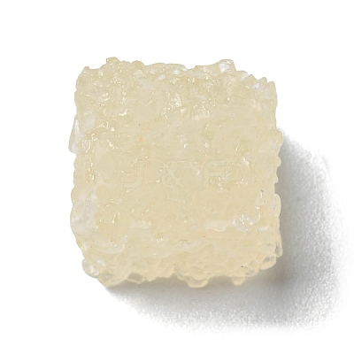 Luminous Resin Cabochons RESI-E041-02D-1