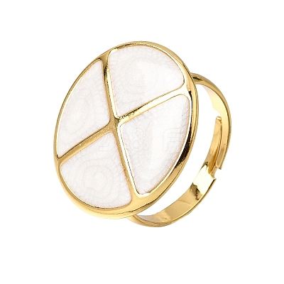 304 Stainless Steel Enamel Cuff Open Rings SA-CBA369F-04G-04-1