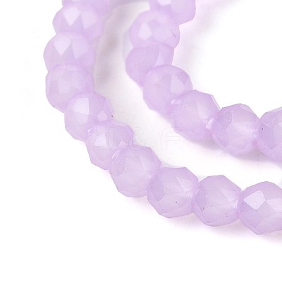 Imitation Jade Glass Beads Strands GLAA-T028-2mm-11D-1