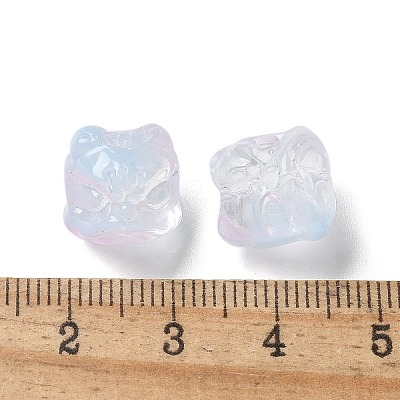 Baking Paint Transparent Glass Beads X1-GLAA-C035-01C-1
