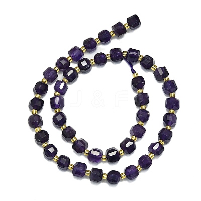 Natural Amethyst Jade Beads Strands LS-G-I376-D28-01-1