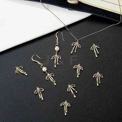 10Pcs Brass Rhinestone Pendants KK-SZ0002-71-1