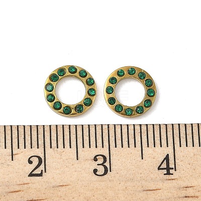 304 Stainless Steel Rhinestone Cabochons STAS-A057-04G-G02-1