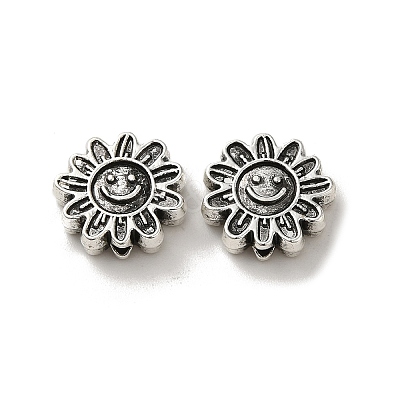 Tibetan Style Alloy Beads PALLOY-P302-12B-AS-1