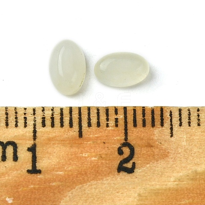 Natural White Jade Cabochons G-A094-01A-33-1