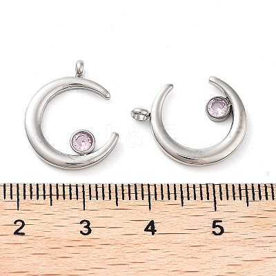 304 Stainless Steel Pendants STAS-L022-380G-02-1