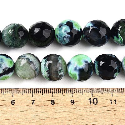Dyed Natural Agate Beads Strands G-T141-01A-03-1
