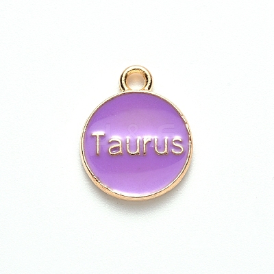Alloy Enamel Pendants X-ENAM-S124-01A-01C-1