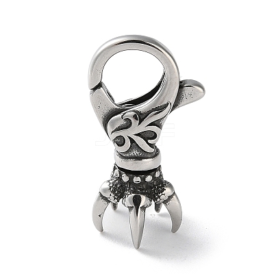 316 Stainless Lobster Claw Clasps STAS-D303-07AS-1