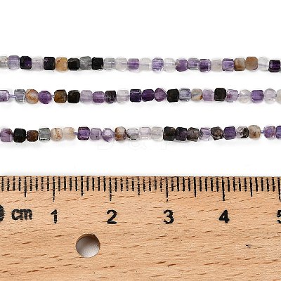 Natural Purple Fluorite Beads Strands G-RM2025-32A-04-1