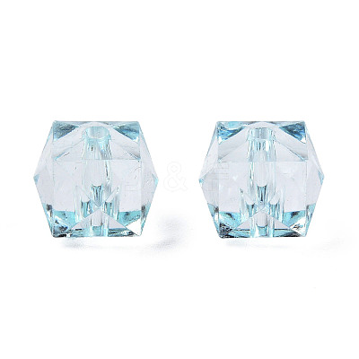 Transparent Acrylic Beads TACR-Q259-10mm-V38-1