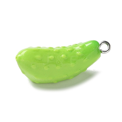 Resin Iron Pendants RESI-D280-12-1