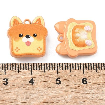 Baking Paint Alloy Pendants FIND-G109-07A-1