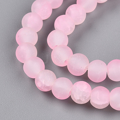 Crackle Glass Beads X1-GLAA-N009-6mm-02-1