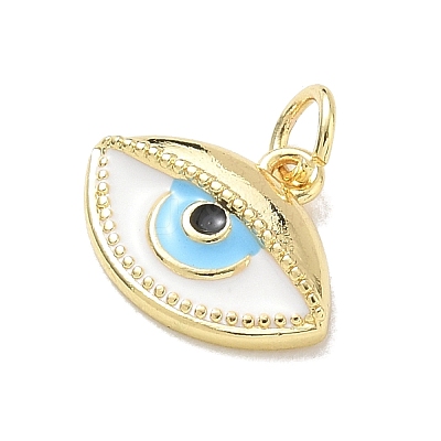 Brass Enamel Pendants KK-CBA3F25-04G-01-1