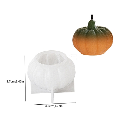 Halloween Pumpkin DIY Silicone Candle Molds LS-SIL-F011-04A-1