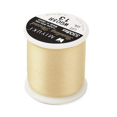 Flat MIYUKI Nylon Beading Thread FB-CBA3435-01N-1