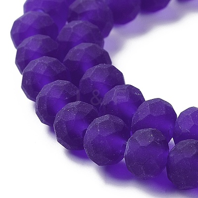 Transparent Glass Beads Strands EGLA-A034-T4mm-MD06-1