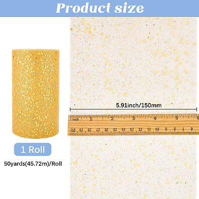 Polyester Deco Mesh Ribbons OCOR-WH20013-015B-1